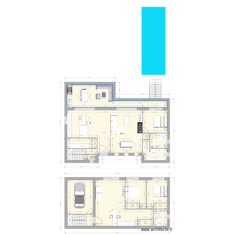 Gialla étage. Plan de 0 pièce et 0 m2