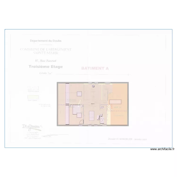 APPARTEMENT LABERGEMENT 2. Plan de 