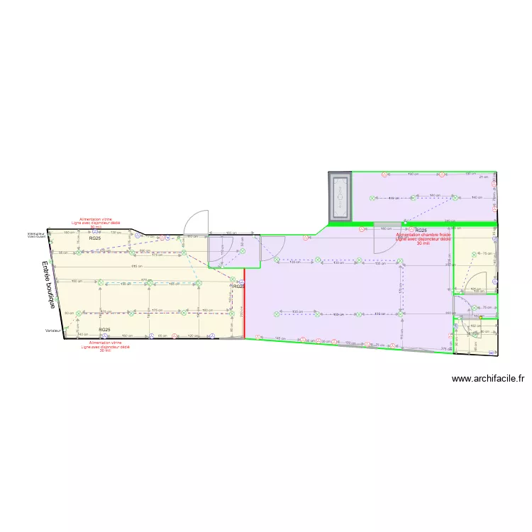 Plan local &eacute;lectricit&eacute; septembre. Plan de 