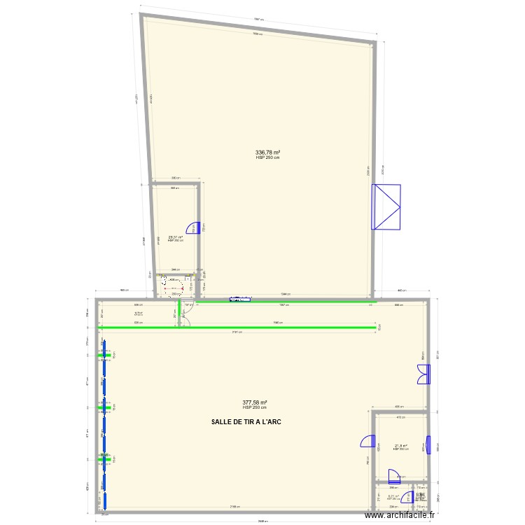 Tir a l arc et outil en main. Plan de 0 pièce et 0 m2