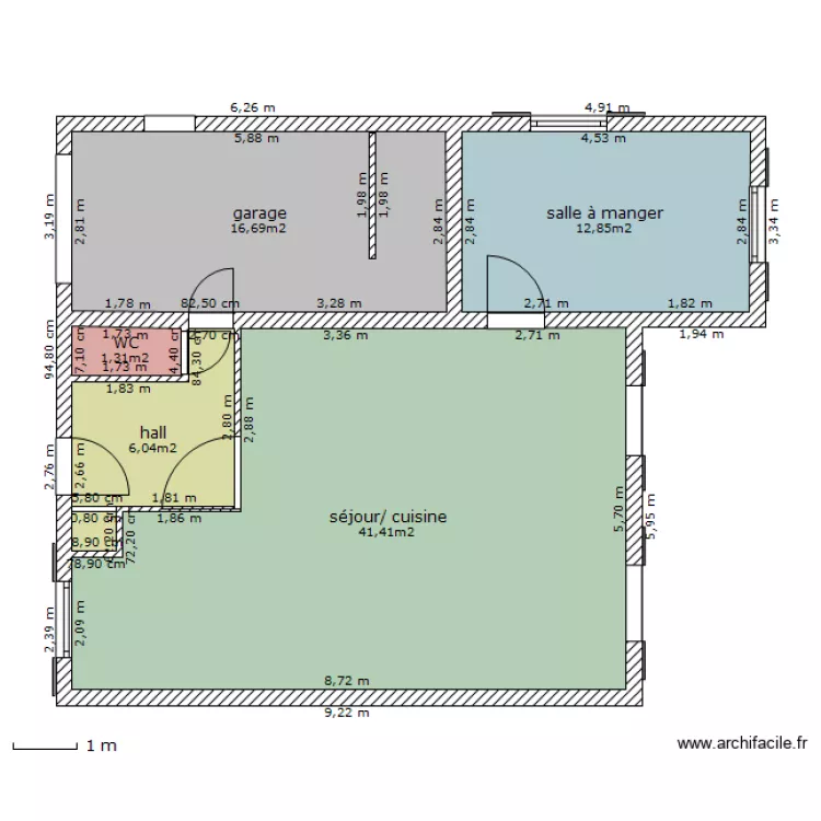 rez de chauss&eacute;. Plan de 