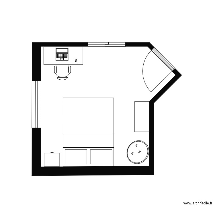 chabot 1. Plan de 0 pièce et 0 m2
