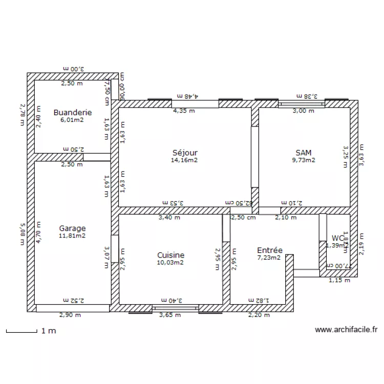 St Exup&eacute;ry RDC 1. Plan de 