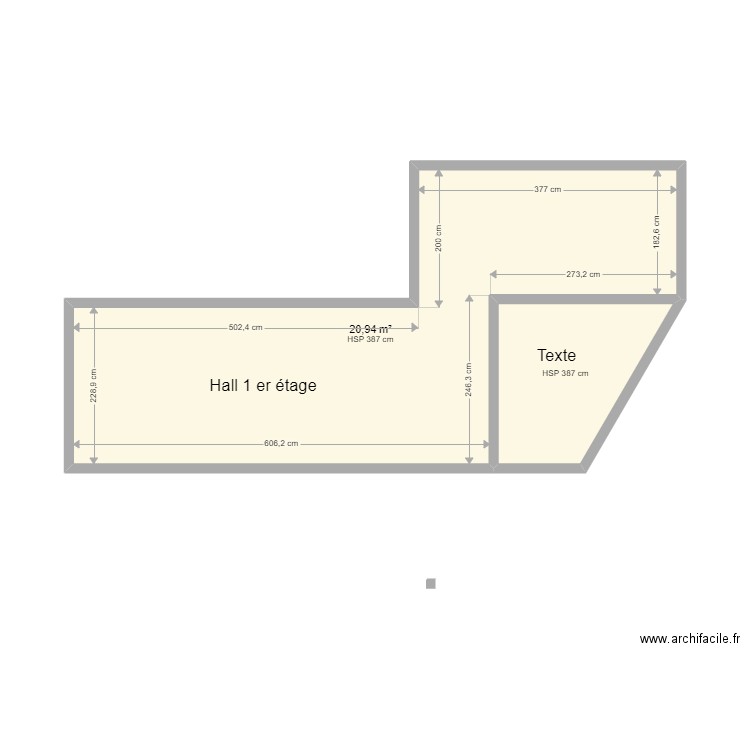 Hall 1ER. Plan de 0 pièce et 0 m2