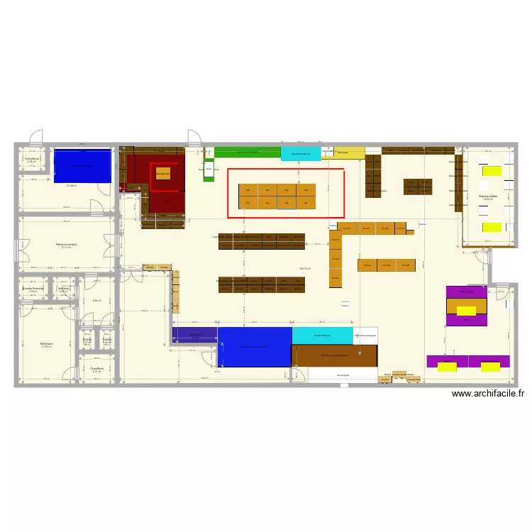 Magasin 9 septembre 2020. Plan de 