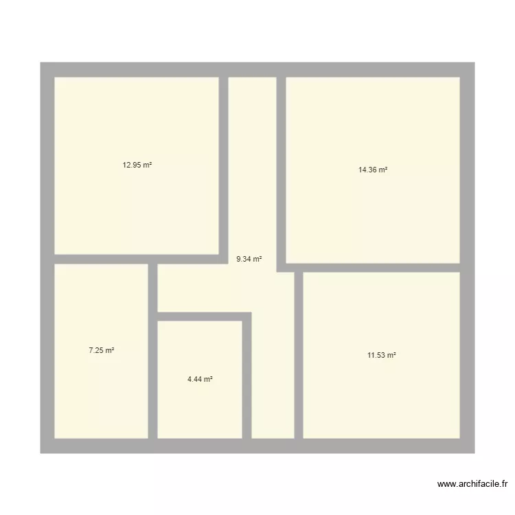 existant brivet. Plan de 