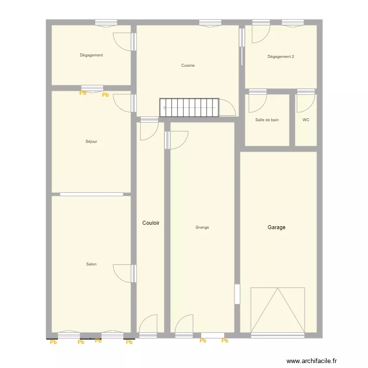 Croquis ZENTZ. Plan de 
