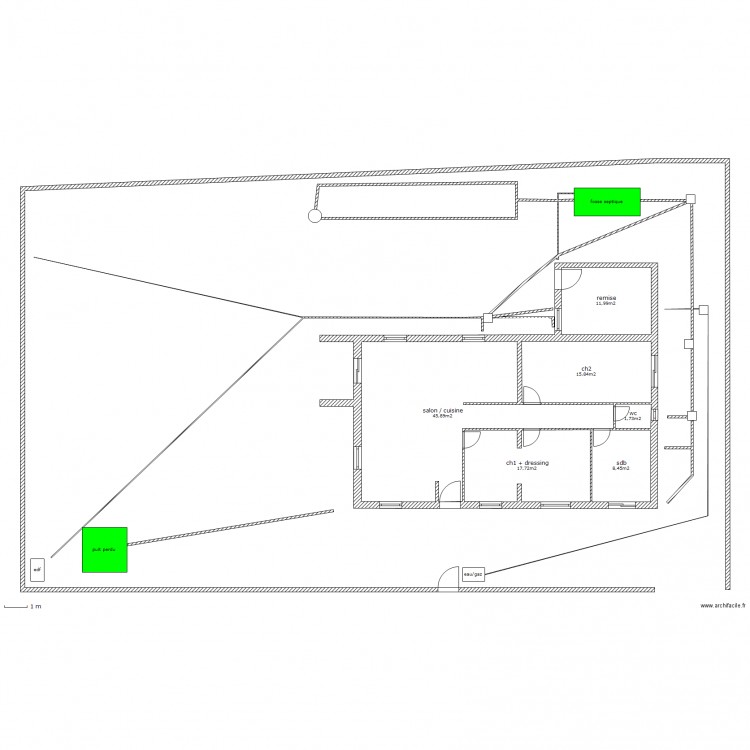 gapeau. Plan de 0 pièce et 0 m2