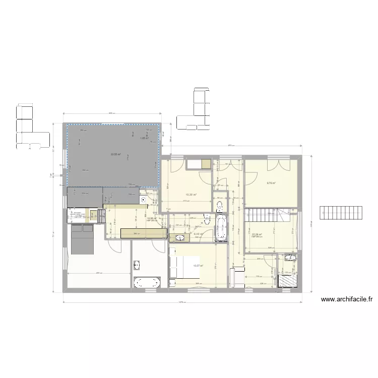 Yvrac RDC PROJET SDB 3 CH RDC 2022. Plan de Yvrac RDC PROJET SDB 3 CH RDC 2022. Plan de