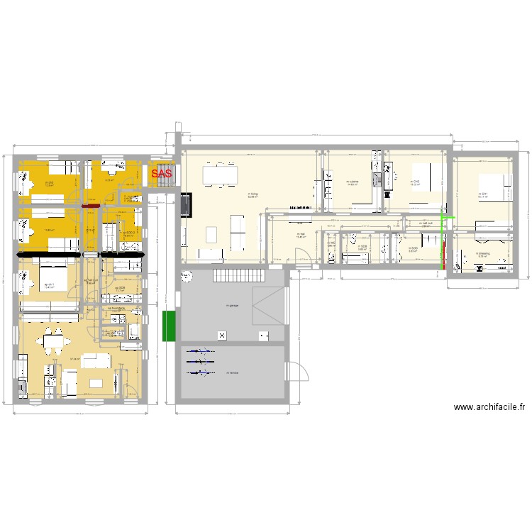 maison annexe modulable. Plan de 0 pièce et 0 m2