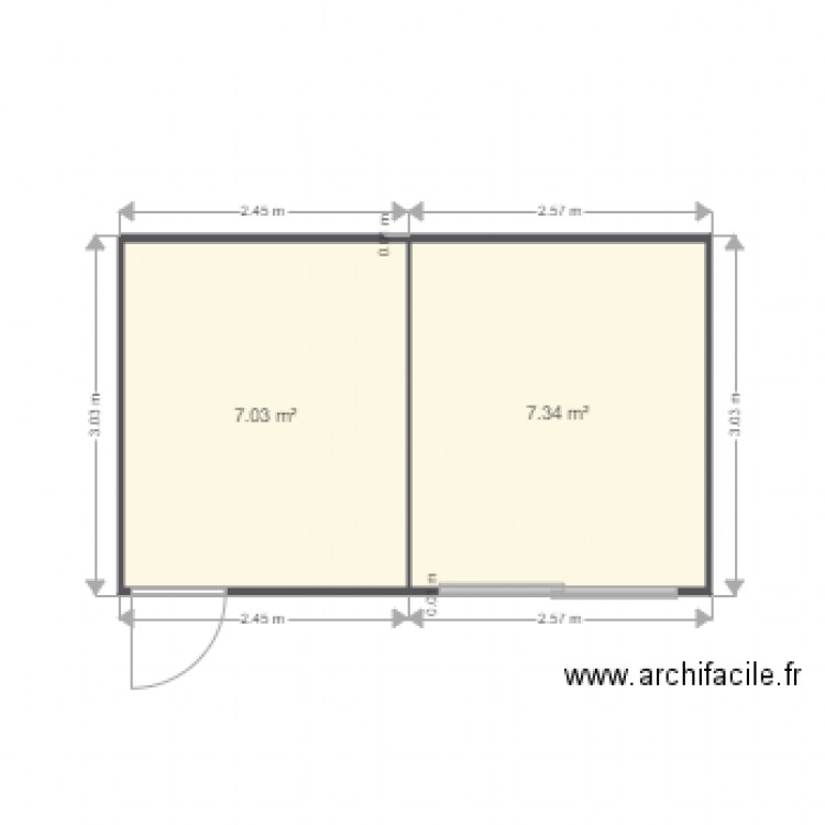 abri jardin 2. Plan de 0 pièce et 0 m2
