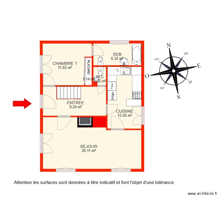 BI 6512 RDC Rita. Plan de 0 pièce et 0 m2