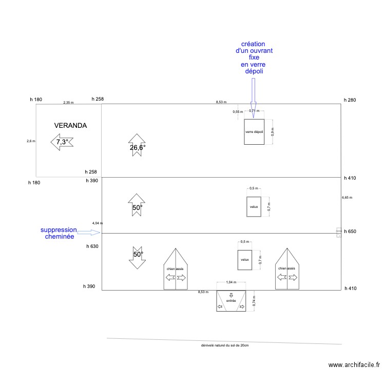 PLAN TOIT nvx velux. Plan de 0 pièce et 0 m2