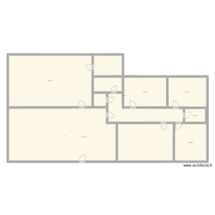 plan maison. Plan de 7 pièces et 306 m2
