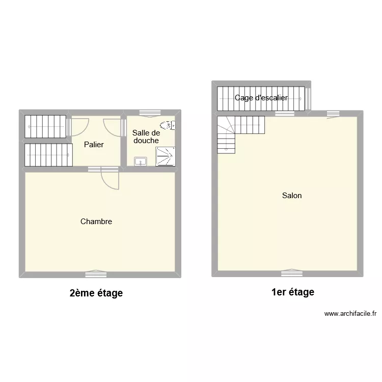 black etages. Plan de 6 et 96 m² black etages. Plan de 6 et 96 m²