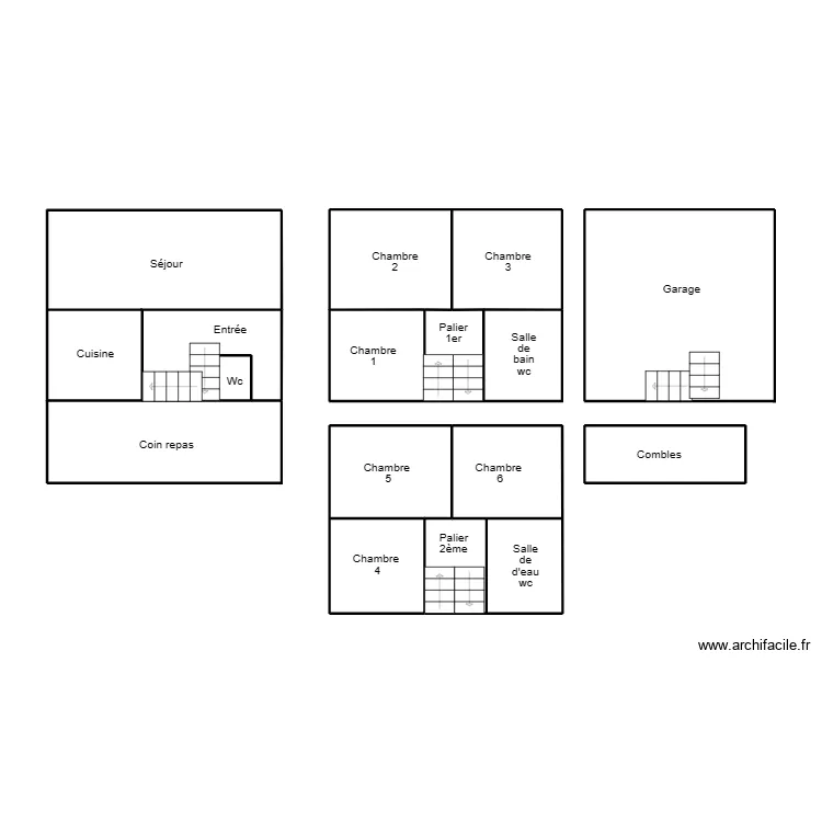 QUIMPER GHAMMOURI. Plan de 