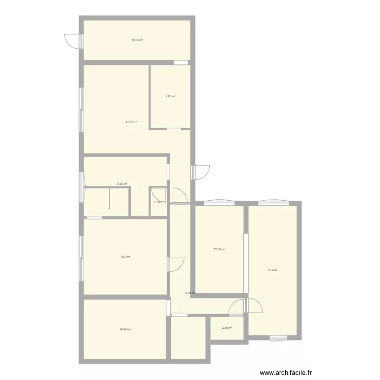 maison. Plan de 