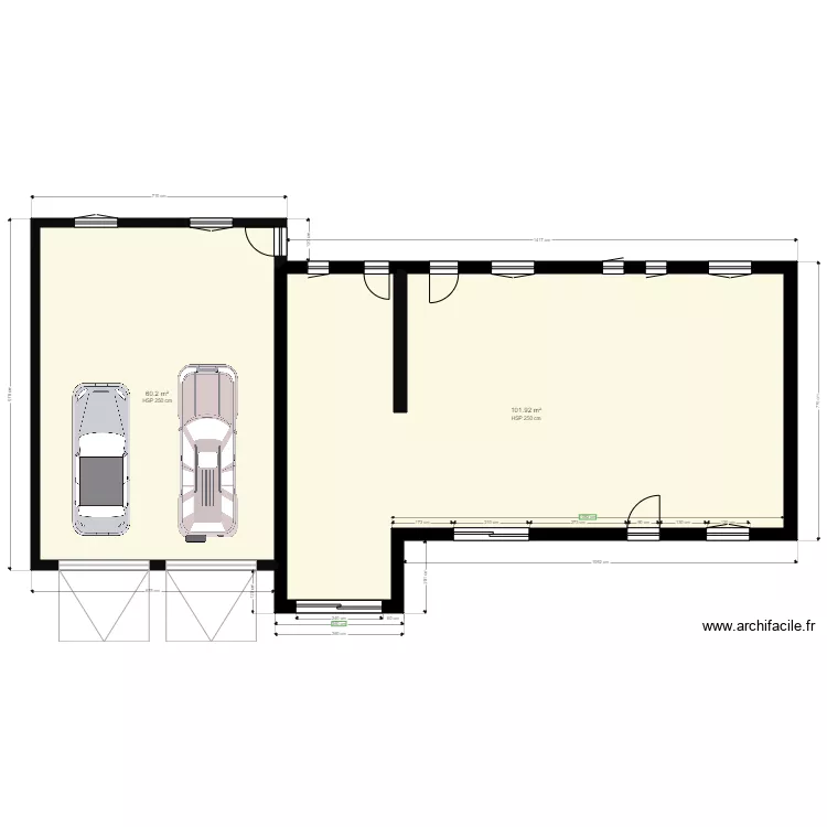 PLAN MAISON VENDEE RDC  extension 14042021. Plan de 