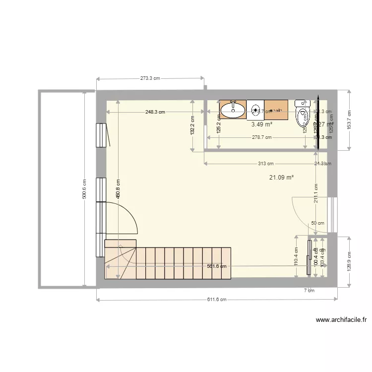les coches 5 bas. Plan de 