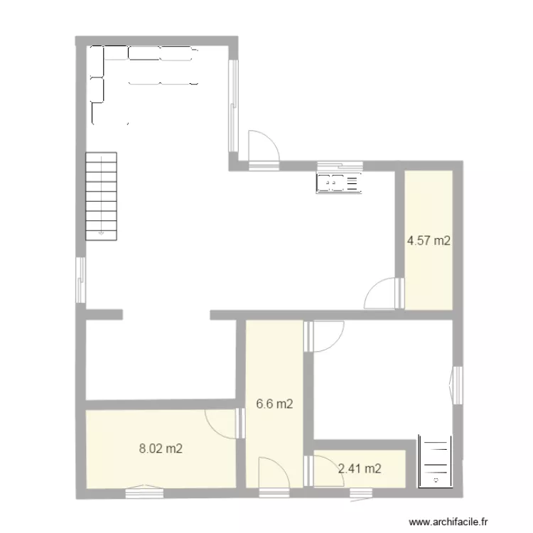 maison. Plan de 