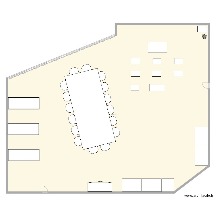 salle de classe. Plan de 0 pièce et 0 m2