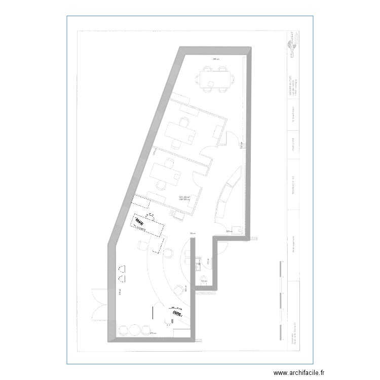 Delémont - Quai de la Sorne 22. Plan de 0 pièce et 0 m2