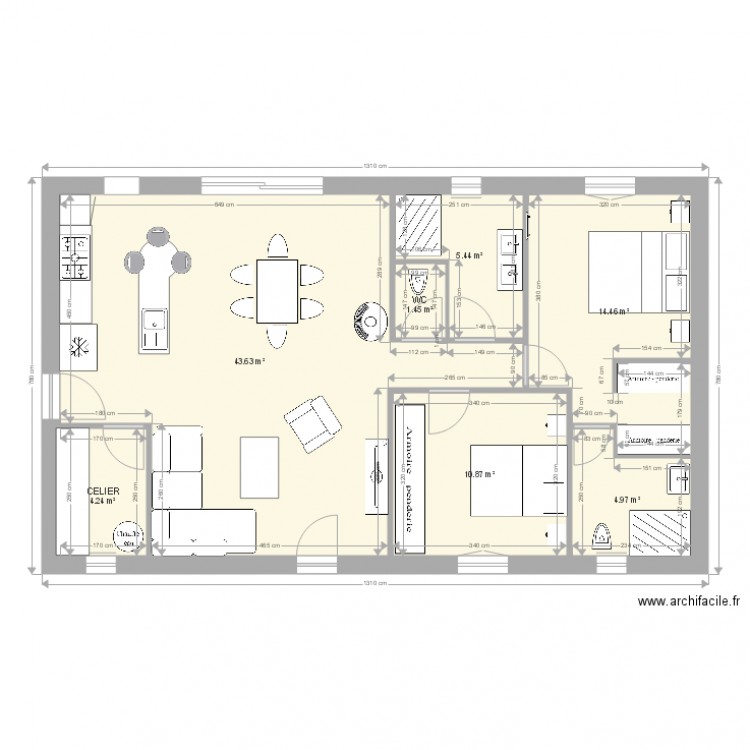Casa 2. Plan de 0 pièce et 0 m2