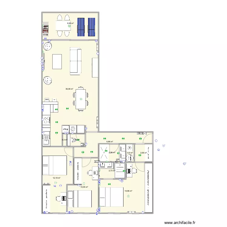 Santa Barbara Cotes V11. Plan de 