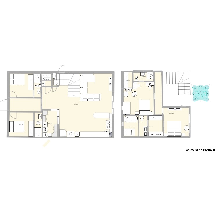 casa dos sonhos. Plan de 0 pièce et 0 m2