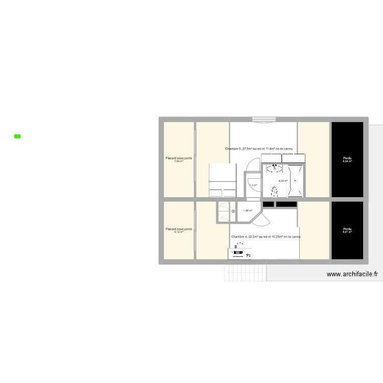 maison extérieur. Plan de 50 pièces et 683 m2