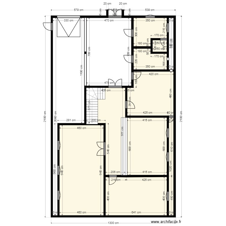 Terrain 13x21 Client 20746493 V escalier. Plan de 0 pièce et 0 m2