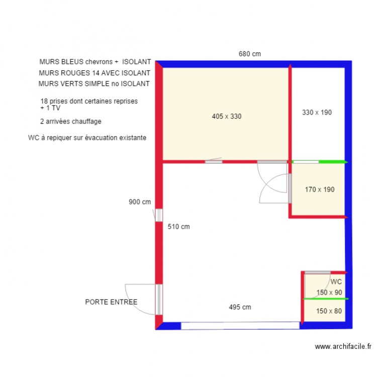 LAFFINEUR. Plan de 0 pièce et 0 m2