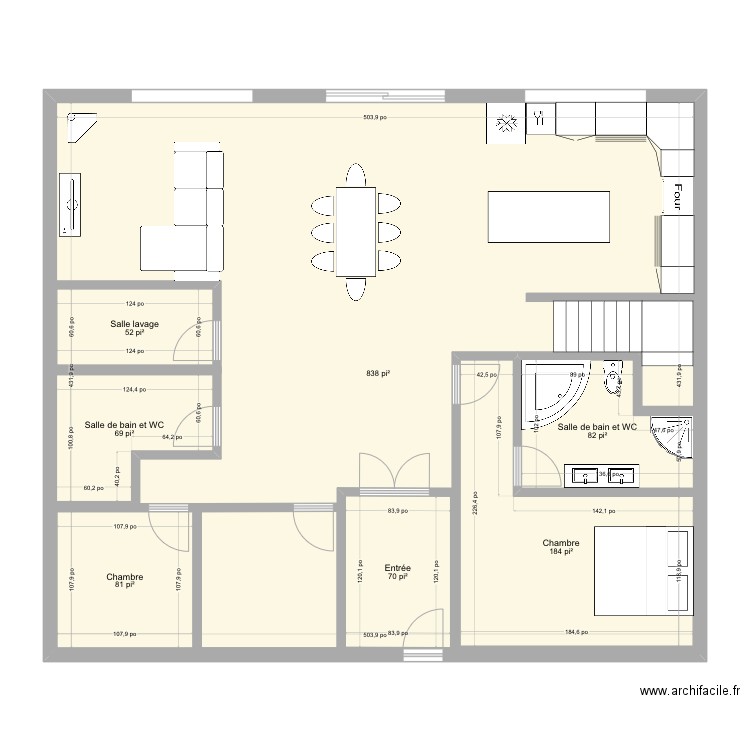 Maison. Plan de 0 pièce et 0 m2