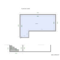 Plan en coupe piscine