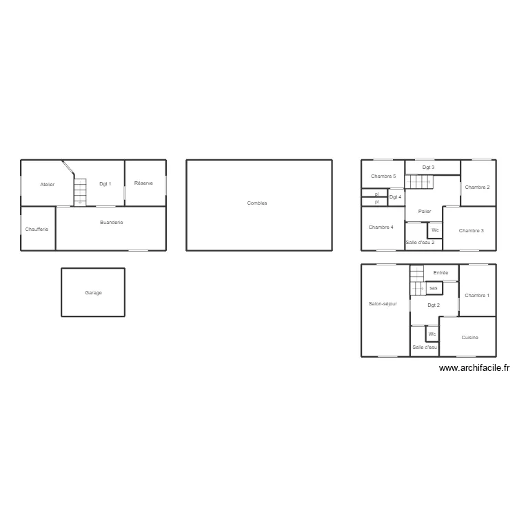CONCARNEAU GRESSET. Plan de 