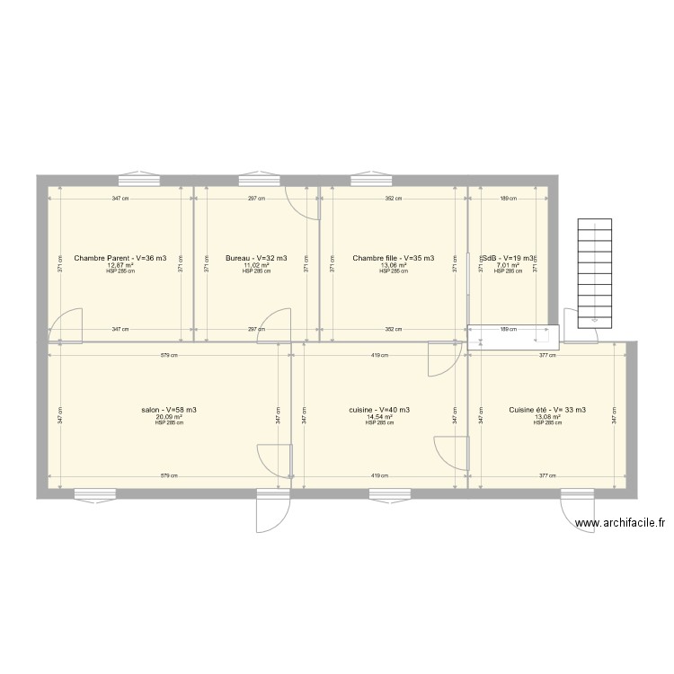 RDC. Plan de 0 pièce et 0 m2