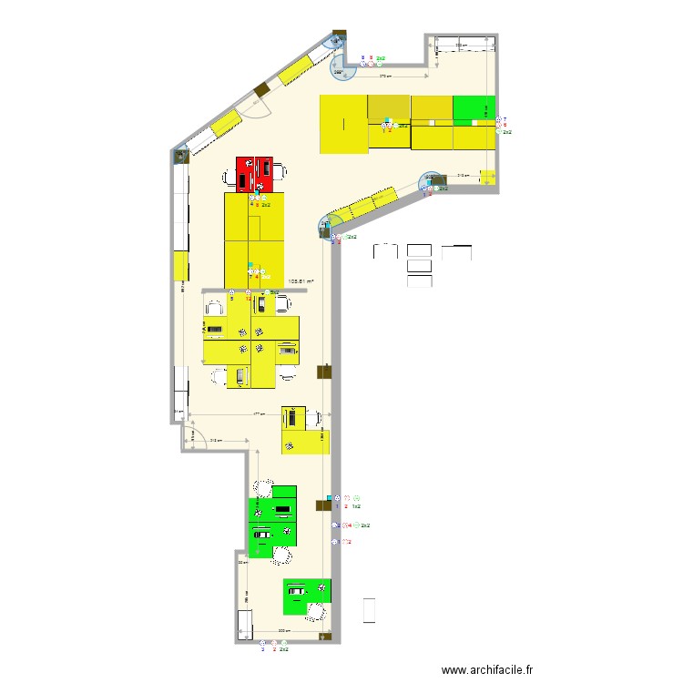 Projet3 Commercial Yield. Plan de 0 pièce et 0 m2