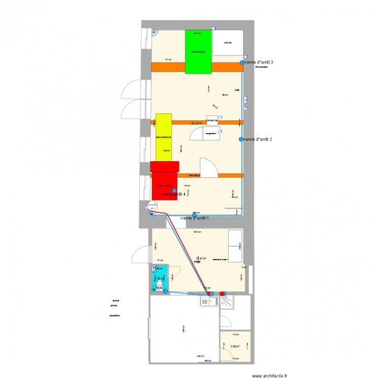 FOURNIL ST PALAIS plombier 2017. Plan de 0 pièce et 0 m2
