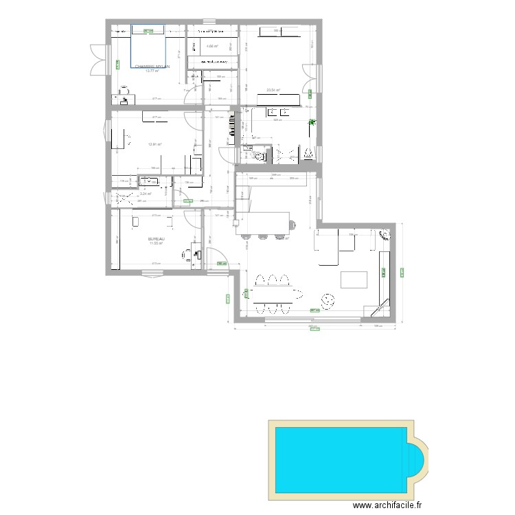 VILLA MOUGINS PROJET FINAL 211020. Plan de 0 pièce et 0 m2