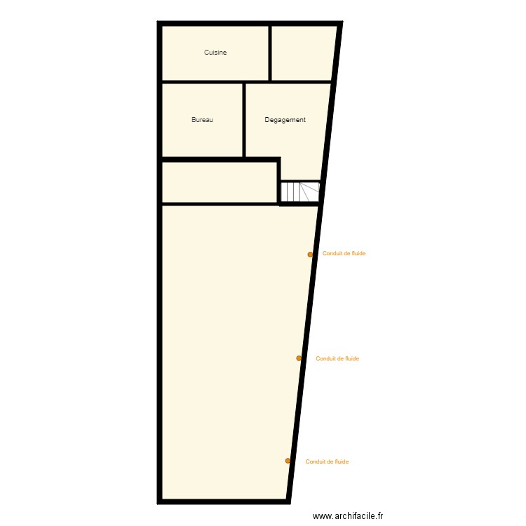 Croquis Salon Etage et grenier HEMING . Plan de 0 pièce et 0 m2