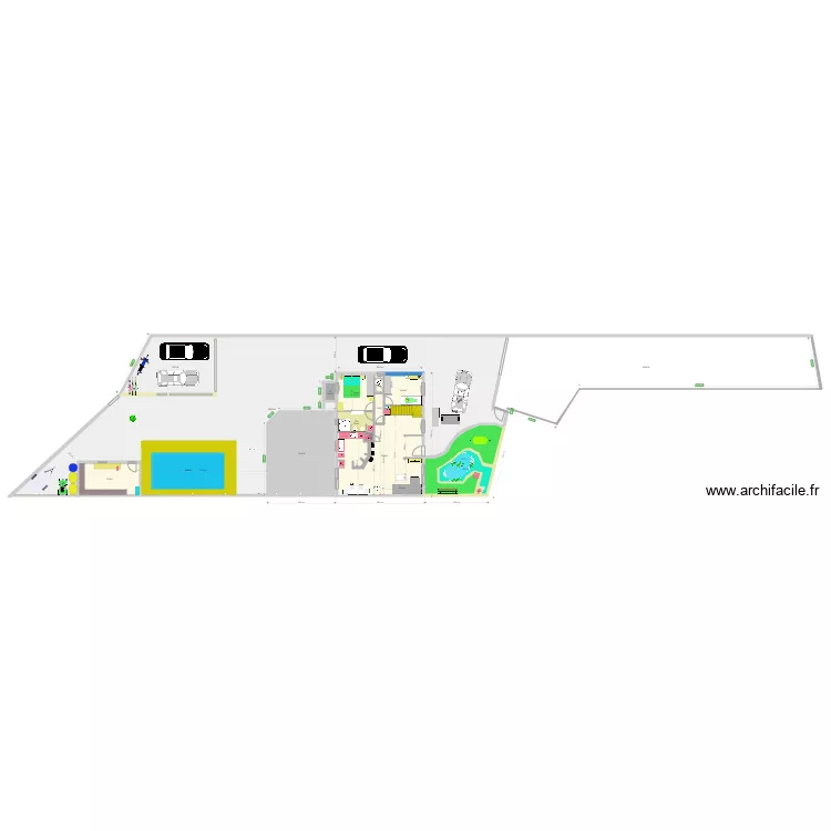 Plan interieur comble. Plan de 