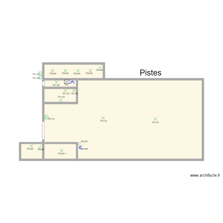 Les ecuries de mery pistes. Plan de 0 pièce et 0 m2