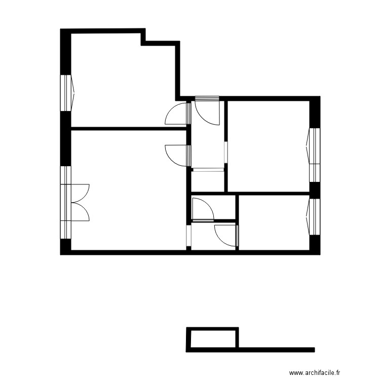SCI 1 quai du general leclerc. Plan de 0 pièce et 0 m2