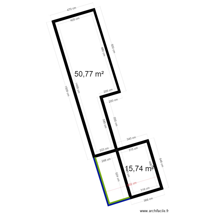 maison 1. Plan de 0 pièce et 0 m2