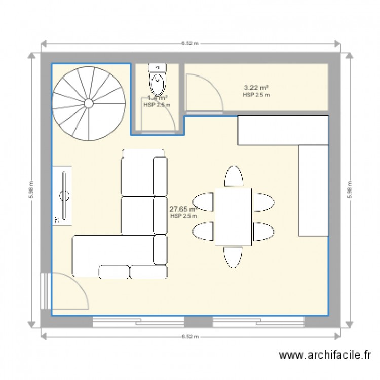 RDC 2Bellevue. Plan de 0 pièce et 0 m2