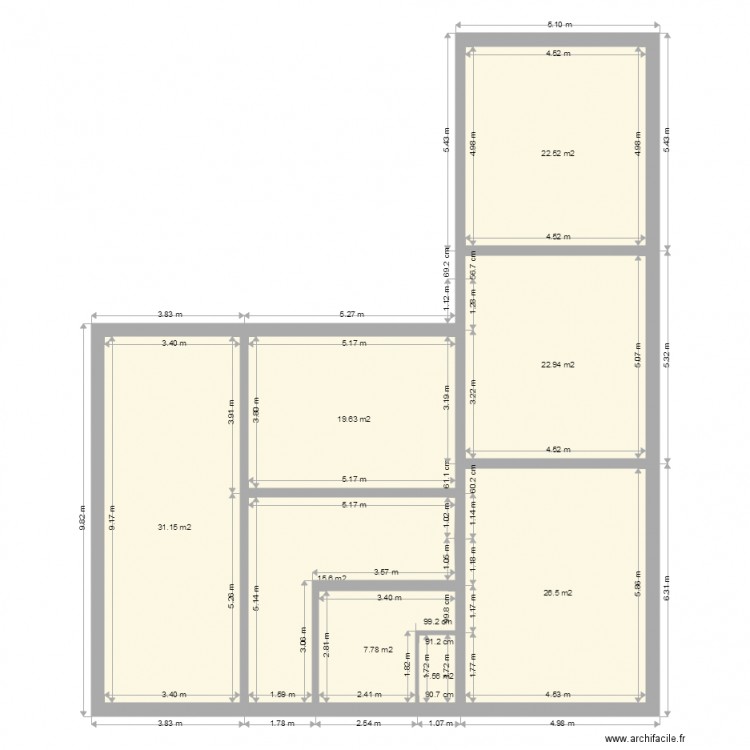 doyenné. Plan de 0 pièce et 0 m2