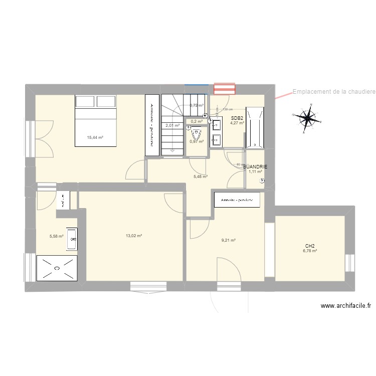 INNOVERT R1. Plan de 40 pièces et 255 m2