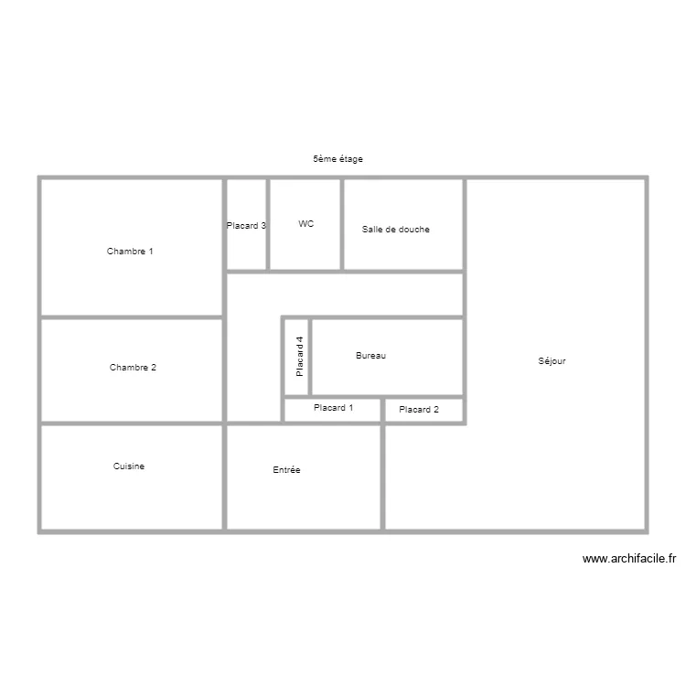 18 passage saint jacques. Plan de 