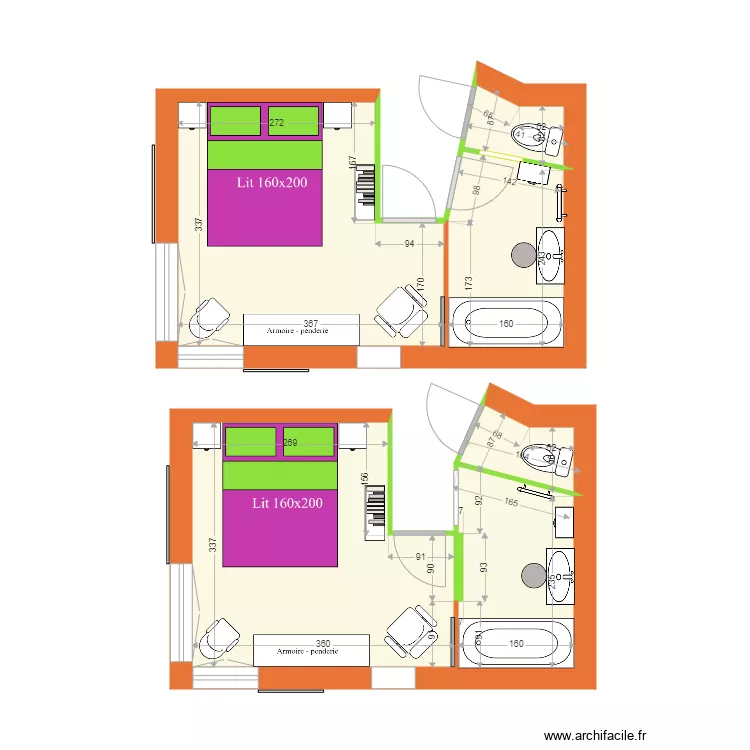 SDB essai 3. Plan de 