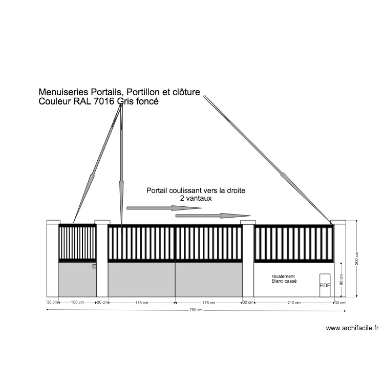 CLOTURE LOT A 12 06 2020. Plan de 